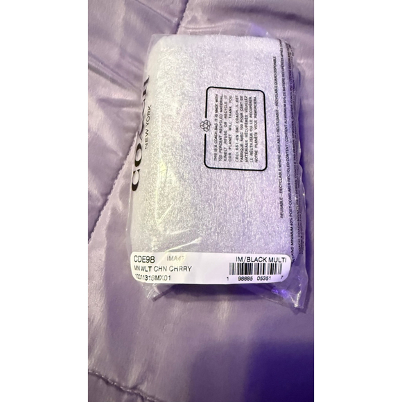 Coach Authentic Red Cherry Bag Charm Keyring New with tags - Picture 4 of 4